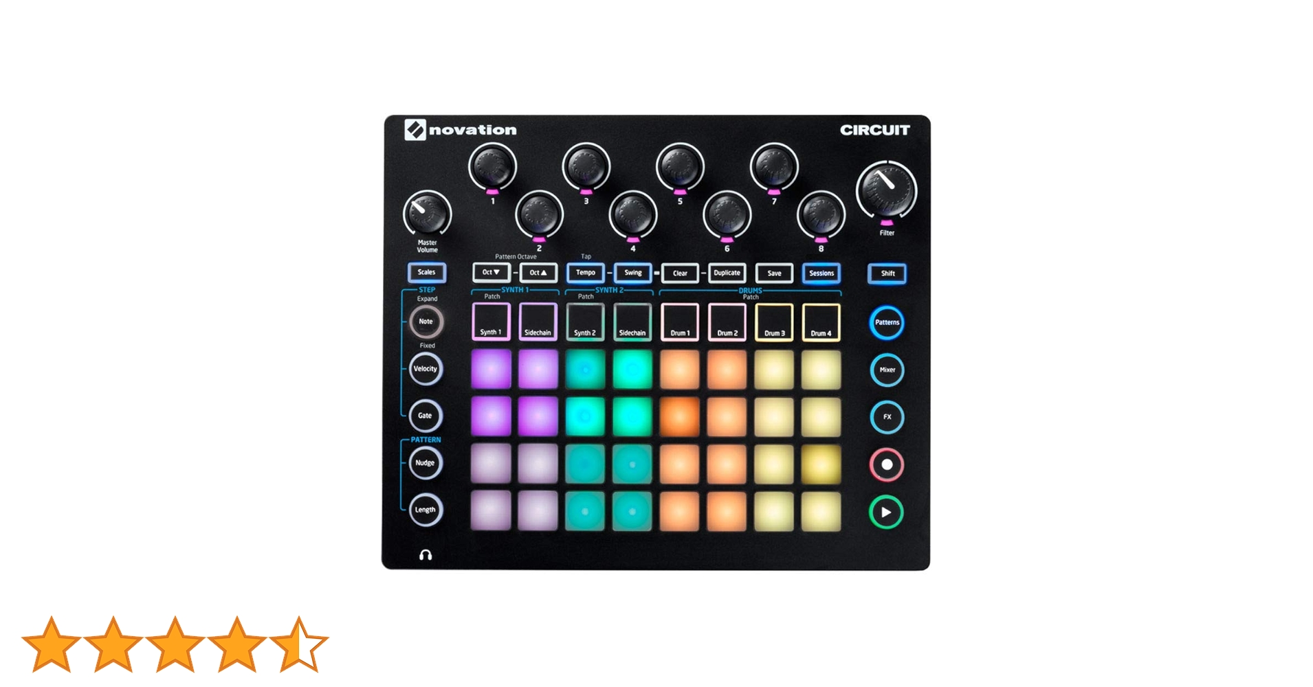 Amazon | Novation グルーブボックス Circuit リズムマシン